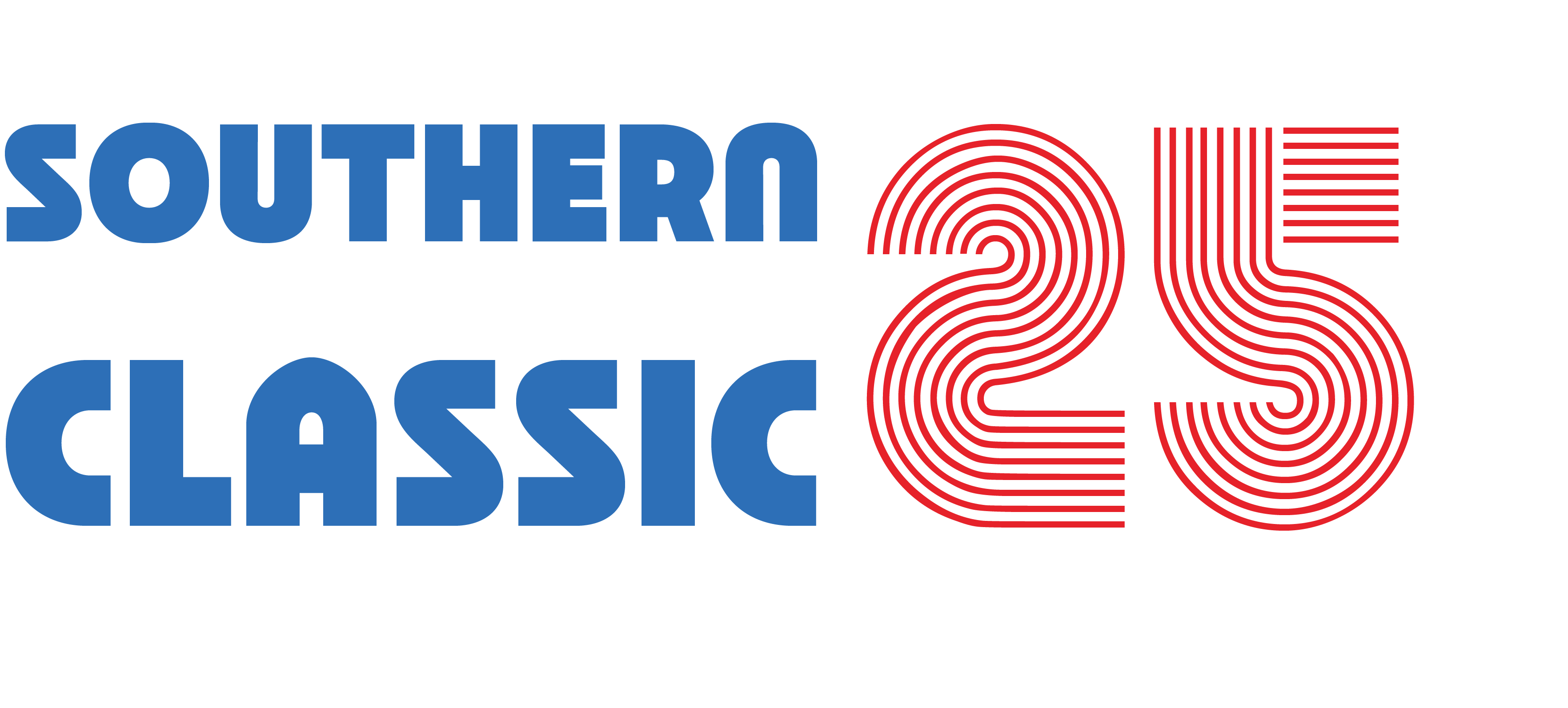 Southern Classic Logo Blue Red PNG